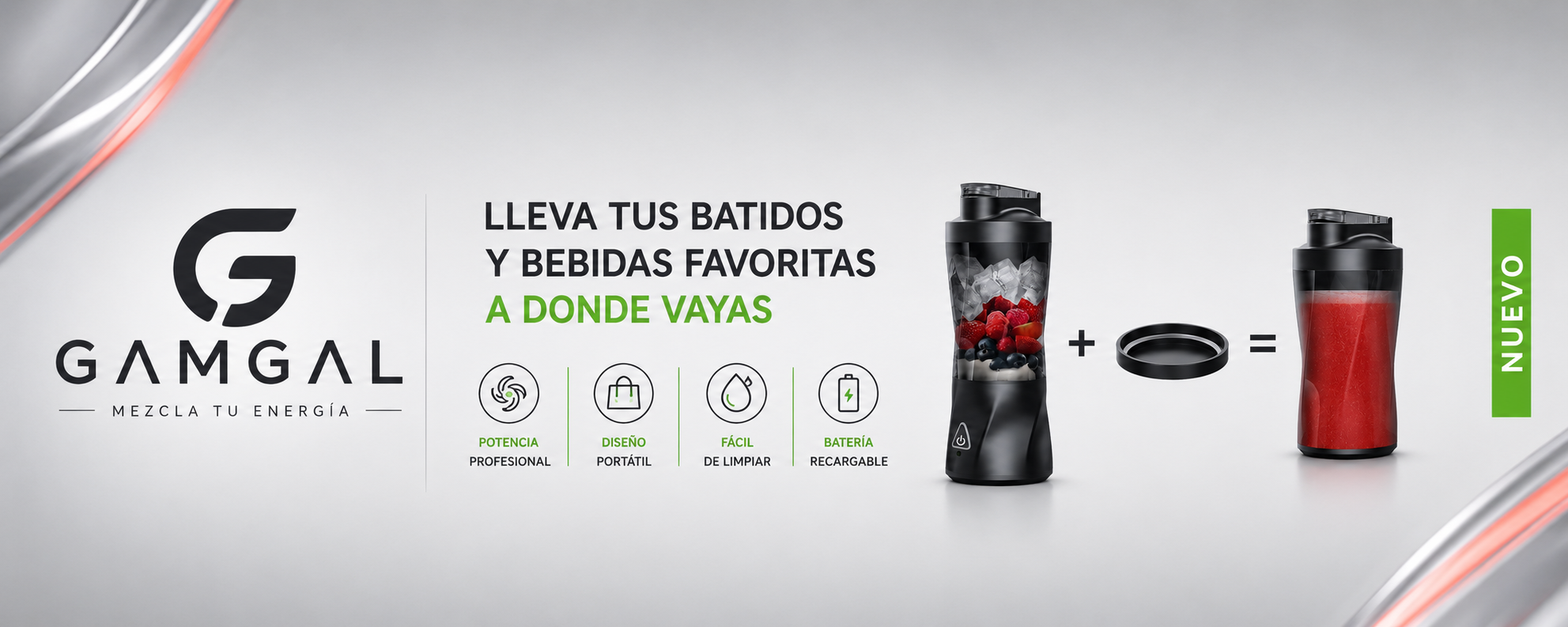 GAMGAL — potencia profesional, diseño portátil