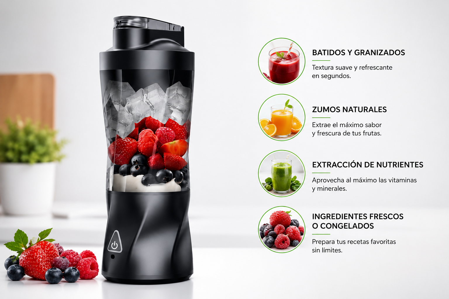 Extracción de nutrientes: batidos, zumos y más